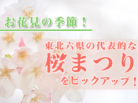 お花見の季節！東北六県の代表的な桜まつりをピックアップ！