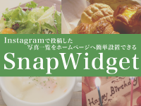 Instagramで投稿した写真一覧をホームページへ簡単設置できる「SnapWidget」