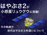 はやぶさ2が小惑星リュウグウに到着！その軌跡や初代はやぶさとの違いについて